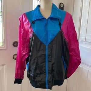 Vintage Retro River Edge Windbreaker Jacket